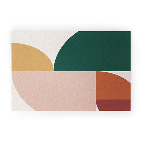 The Old Art Studio Abstract Geometric 11 Welcome Mat