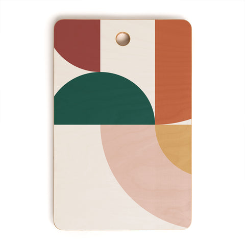 The Old Art Studio Abstract Geometric 12 Cutting Board Rectangle