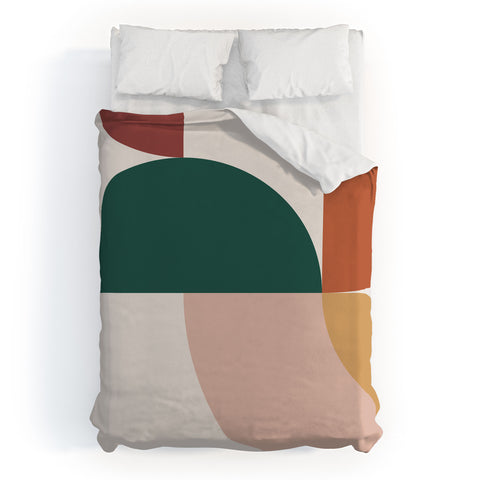 The Old Art Studio Abstract Geometric 12 Duvet Cover