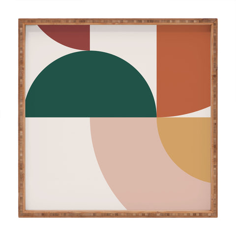The Old Art Studio Abstract Geometric 12 Square Tray