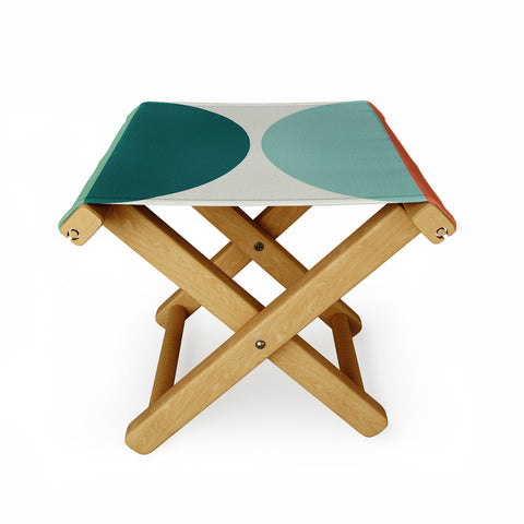 The Old Art Studio Abstract Geometric 20 Folding Stool