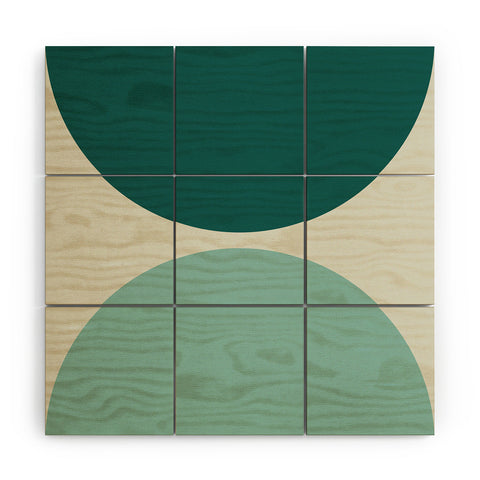 The Old Art Studio Abstract Geometric 20 Wood Wall Mural