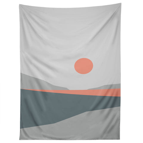 The Old Art Studio Abstract Landscape 01 Tapestry