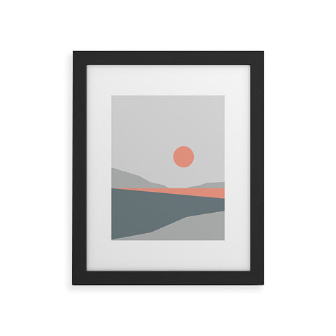 The Old Art Studio Abstract Landscape 01 Framed Art Print