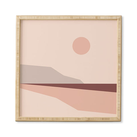 The Old Art Studio Abstract Landscape 02 Framed Wall Art