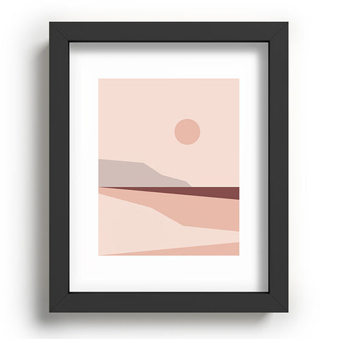 The Old Art Studio Abstract Landscape 02 Recessed Framing Rectangle