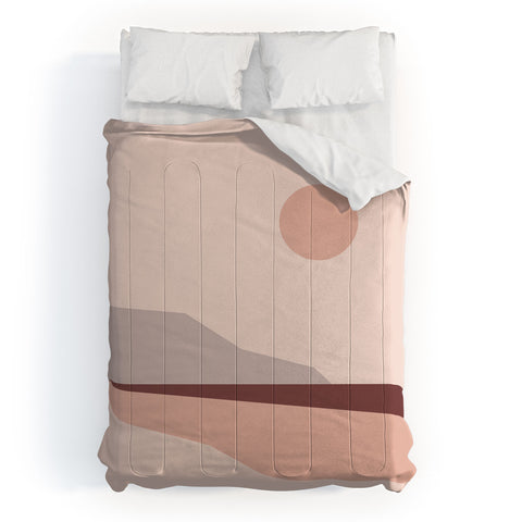 The Old Art Studio Abstract Landscape 02 Comforter