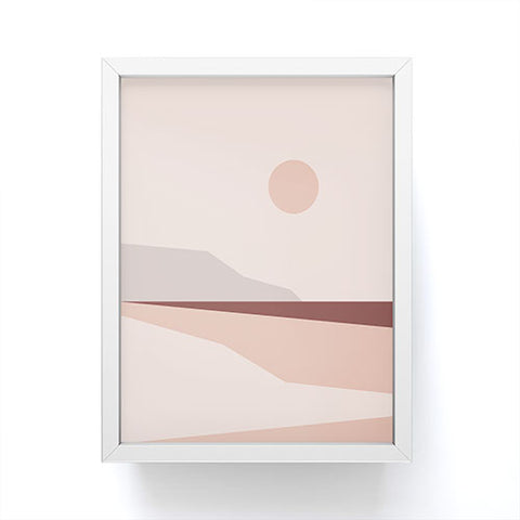 The Old Art Studio Abstract Landscape 02 Framed Mini Art Print