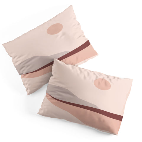 The Old Art Studio Abstract Landscape 02 Pillow Shams