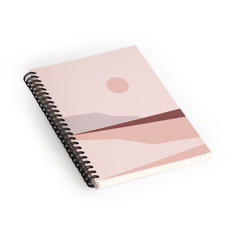 The Old Art Studio Abstract Landscape 02 Spiral Notebook