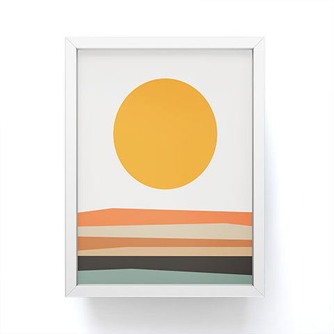 The Old Art Studio Abstract Landscape 10A Framed Mini Art Print