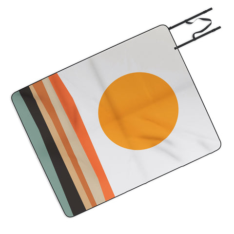 The Old Art Studio Abstract Landscape 10A Picnic Blanket