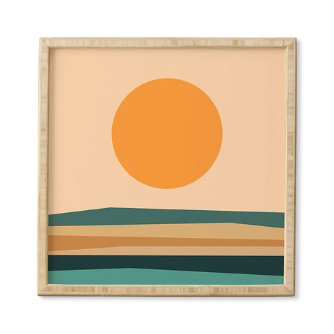 The Old Art Studio Abstract Landscape 10B Framed Wall Art