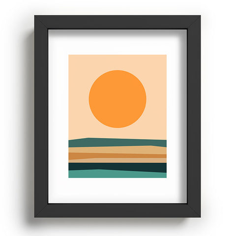 The Old Art Studio Abstract Landscape 10B Recessed Framing Rectangle