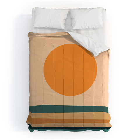 The Old Art Studio Abstract Landscape 10B Comforter