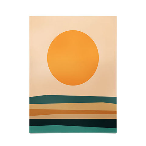 The Old Art Studio Abstract Landscape 10B Poster