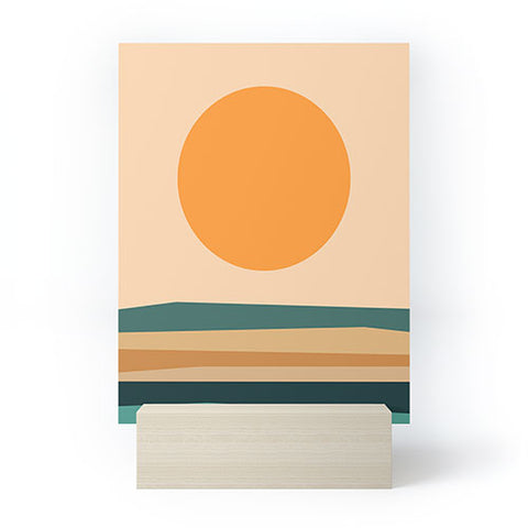 The Old Art Studio Abstract Landscape 10B Mini Art Print