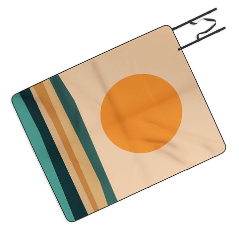 The Old Art Studio Abstract Landscape 10B Picnic Blanket