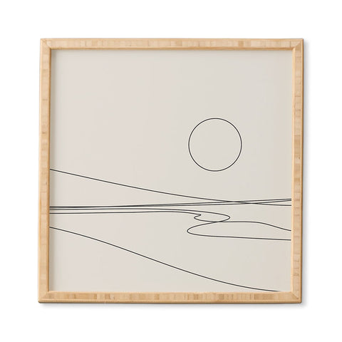 The Old Art Studio Abstract Landscape 15B Framed Wall Art