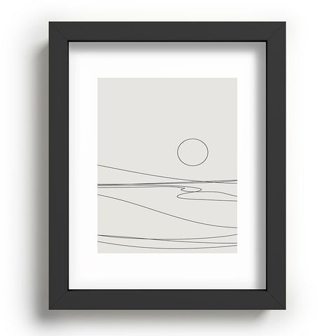 The Old Art Studio Abstract Landscape 15B Recessed Framing Rectangle