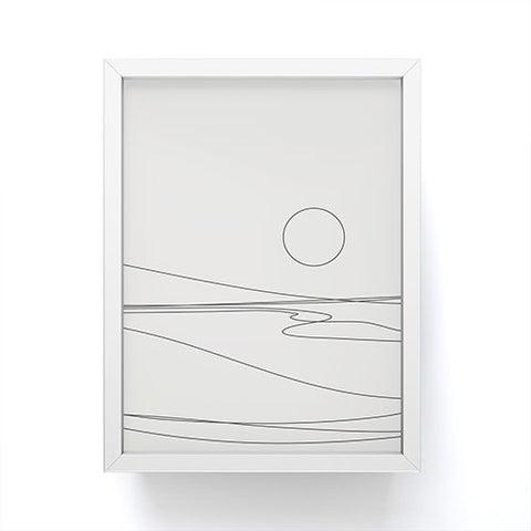 The Old Art Studio Abstract Landscape 15B Framed Mini Art Print