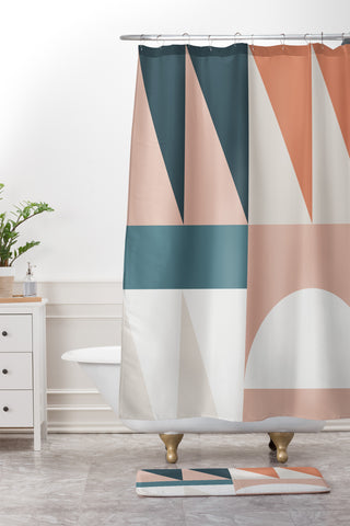 The Old Art Studio Cirque 05 Shower Curtain And Mat