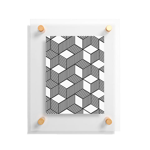 The Old Art Studio Cube 01 Floating Acrylic Print