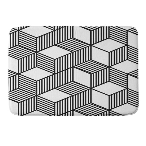 The Old Art Studio Cube 01 Memory Foam Bath Mat