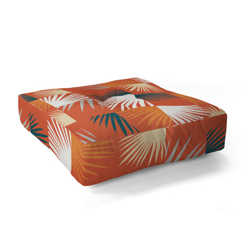 The Old Art Studio Desert Tropical 01 Floor Pillow Square