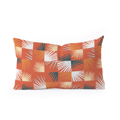 The Old Art Studio Desert Tropical 01 Oblong Throw Pillow