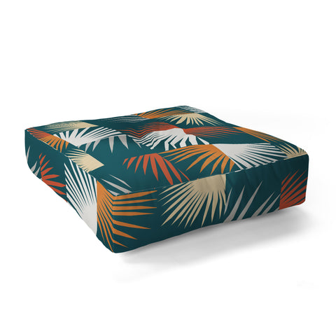 The Old Art Studio Desert Tropical 02 Floor Pillow Square