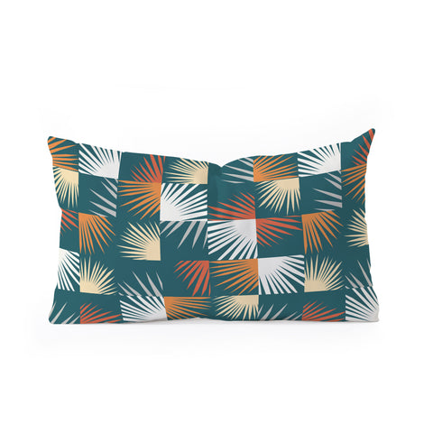 The Old Art Studio Desert Tropical 02 Oblong Throw Pillow