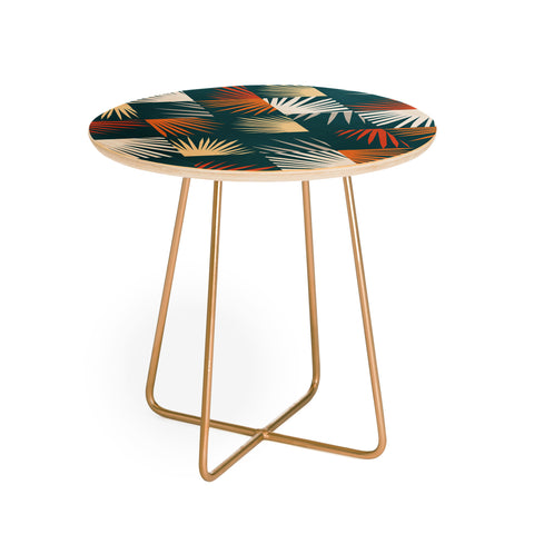 The Old Art Studio Desert Tropical 02 Round Side Table