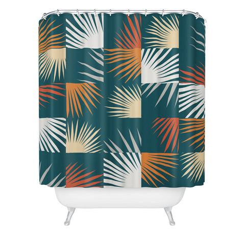 The Old Art Studio Desert Tropical 02 Shower Curtain