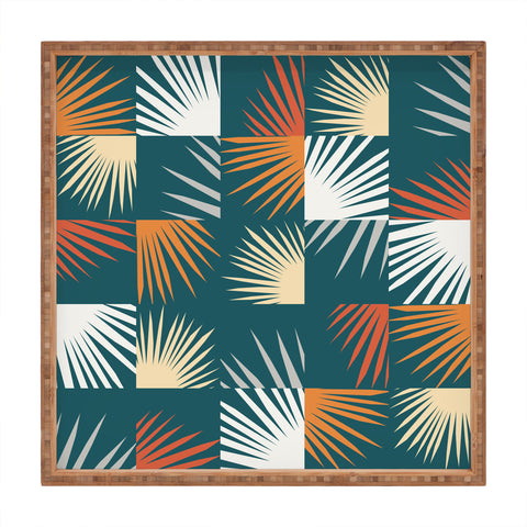The Old Art Studio Desert Tropical 02 Square Tray