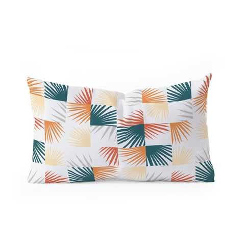 The Old Art Studio Desert Tropical 03 Oblong Throw Pillow