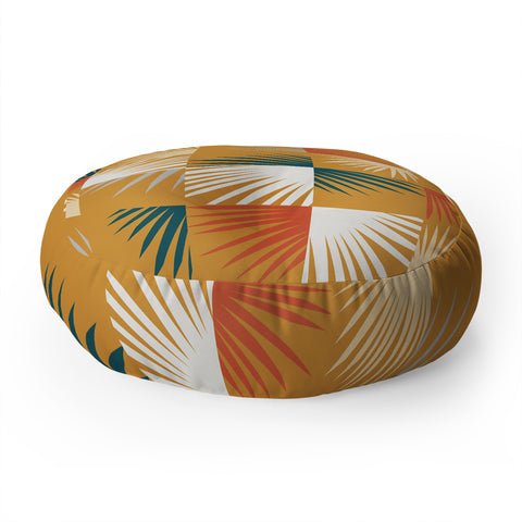The Old Art Studio Desert Tropical 04 Floor Pillow Round