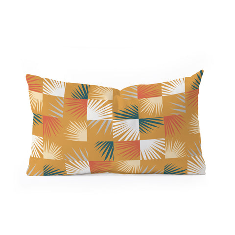 The Old Art Studio Desert Tropical 04 Oblong Throw Pillow