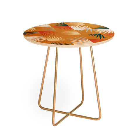 The Old Art Studio Desert Tropical 04 Round Side Table