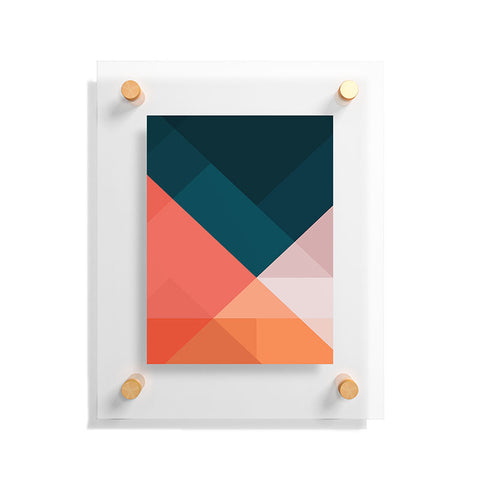 The Old Art Studio Geometric 1708 Floating Acrylic Print