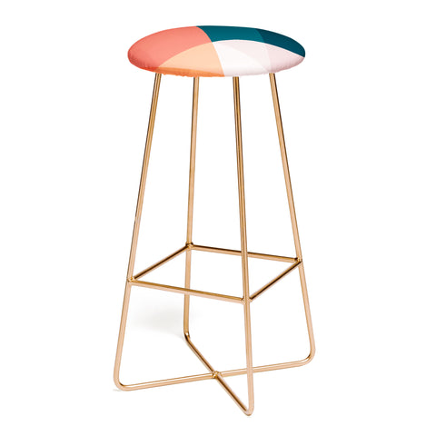 The Old Art Studio Geometric 1708 Bar Stool