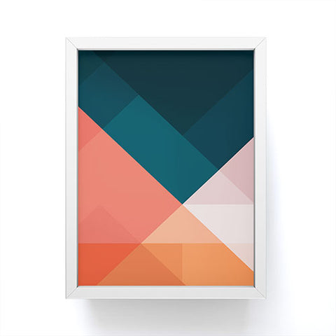 The Old Art Studio Geometric 1708 Framed Mini Art Print