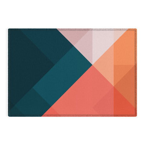 The Old Art Studio Geometric 1708 Outdoor Rug