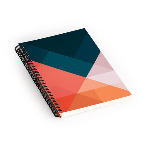 The Old Art Studio Geometric 1708 Spiral Notebook