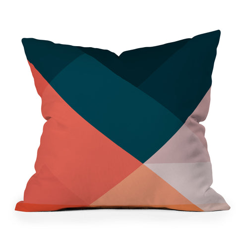 The Old Art Studio Geometric 1708 Throw Pillow