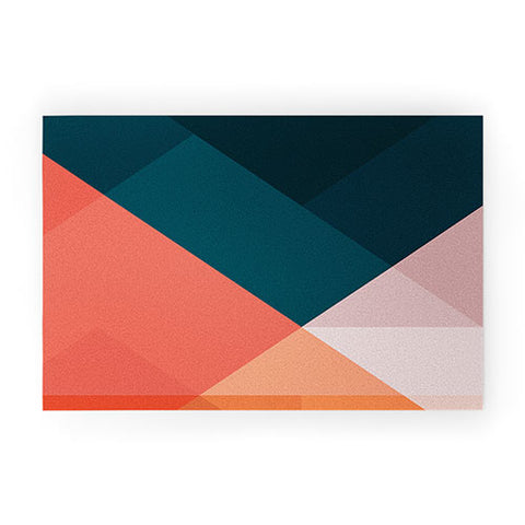 The Old Art Studio Geometric 1708 Welcome Mat