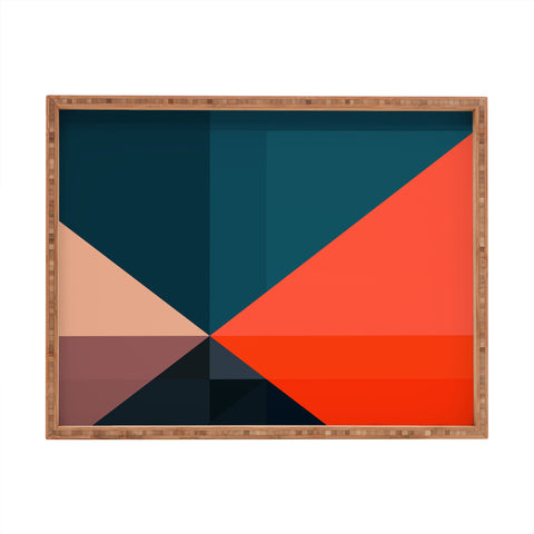 The Old Art Studio Geometric 1713 Rectangular Tray