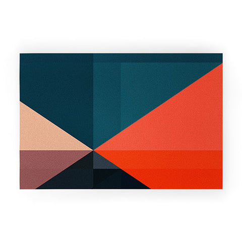 The Old Art Studio Geometric 1713 Welcome Mat