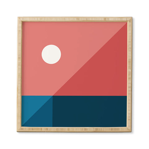The Old Art Studio Geometric Landscape 09 Framed Wall Art