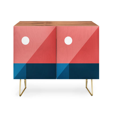The Old Art Studio Geometric Landscape 09 Credenza